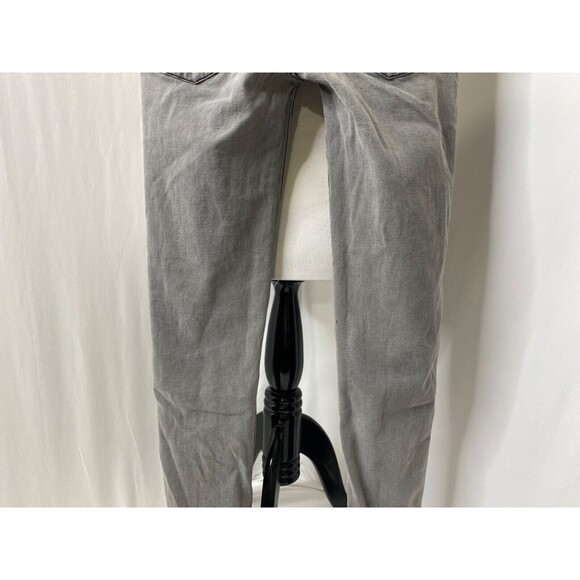 Bubble Gum USA Girls Denim Skinny Jeans Grey and Black 5 Pocket Size 7/8 X 31 - Picture 11 of 14